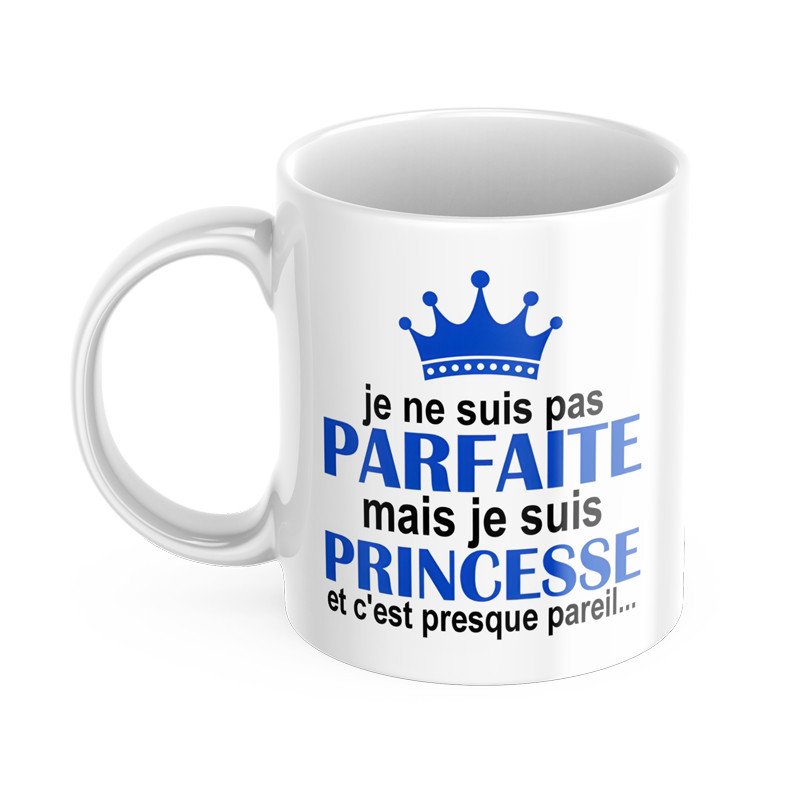 tasse personnalisée je ne suis pas parfaite