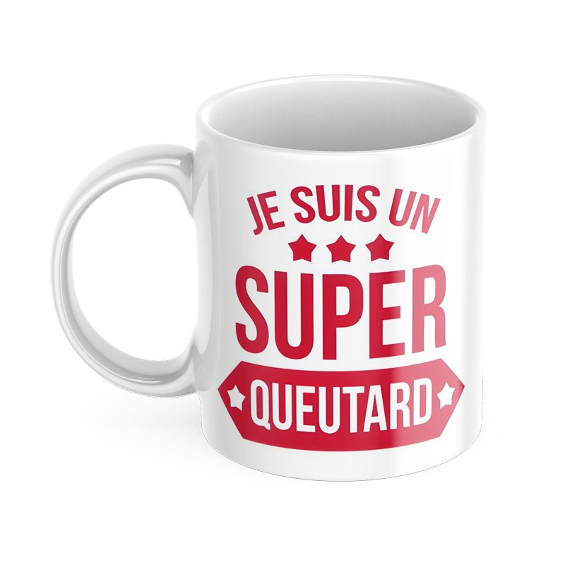 tasse personnalisée super queutard