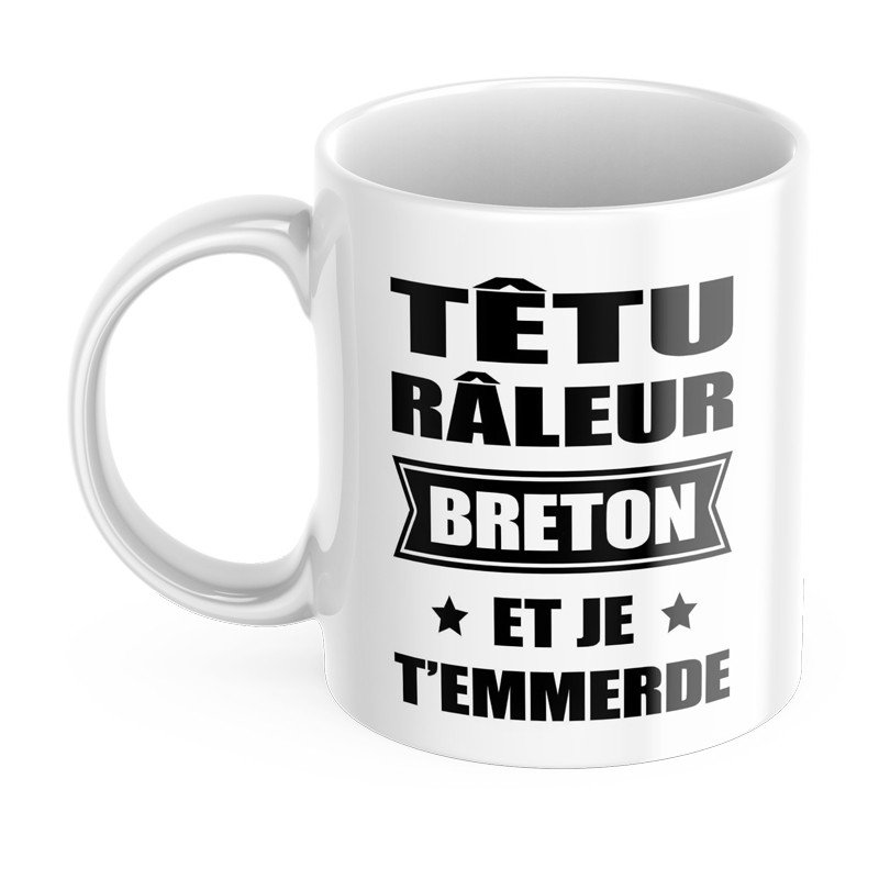 tasse mug têtu râleur breton