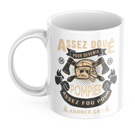 tasse personnalisée pompier