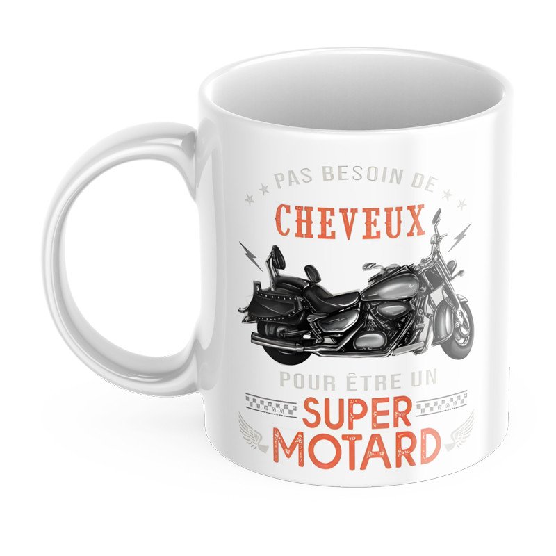 tasse personnalisée motard