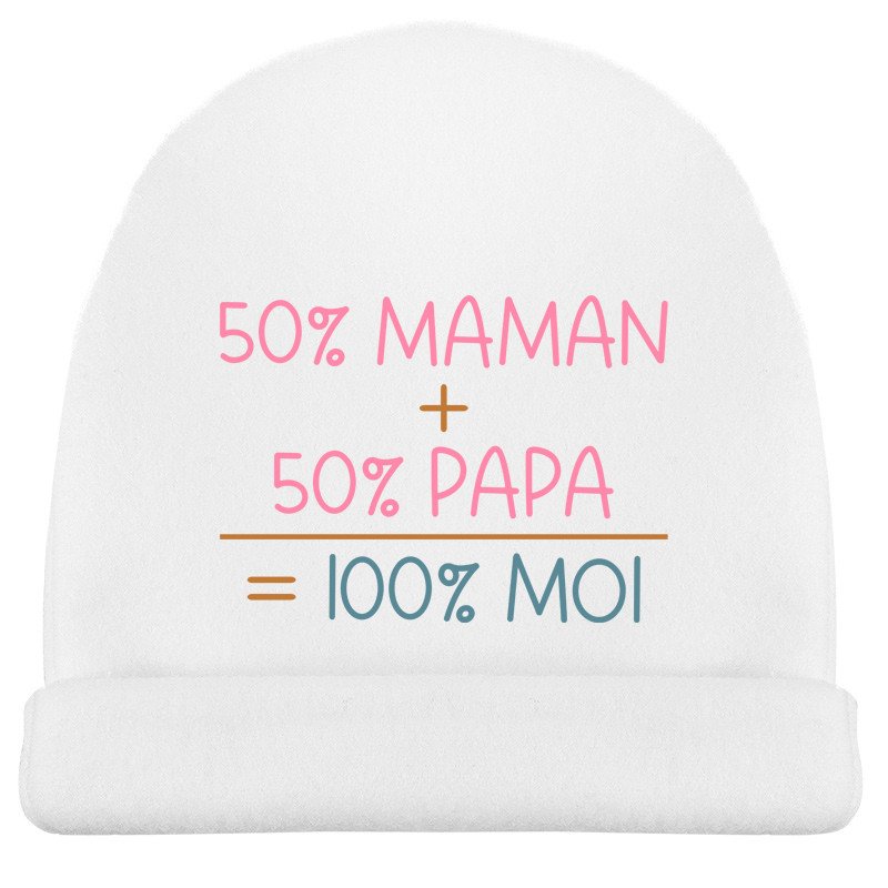 bonnet de naissance papa maman