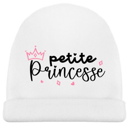 bonnet naissance petite princesse