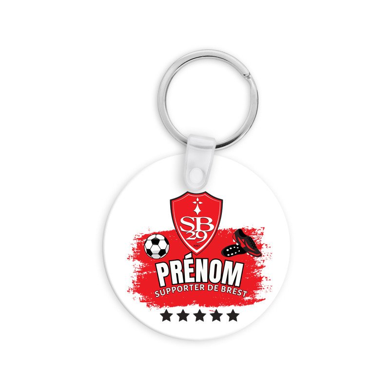 Porte clé personnalisé supporter de Brest