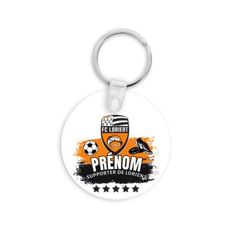 Porte clé personnalisé supporter de Lorient