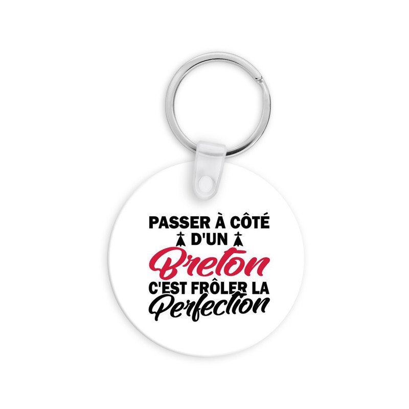 Porte clé personnalisé passer a coté d'un breton