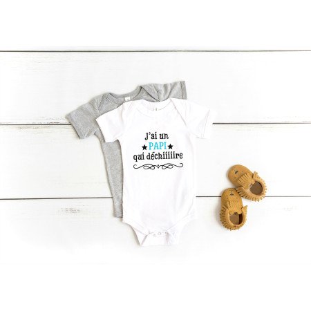 Bodies pour bébé personnalisé papi qui déchire