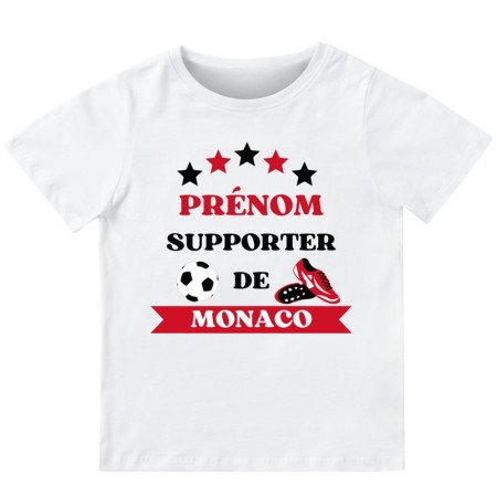 T-shirt personnalisé supporter de Monaco