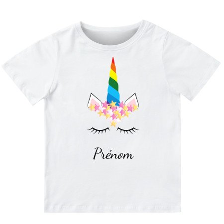 T-shirt personnalisé avec une licorne