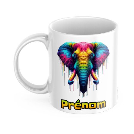 Mug personnalisé avec un éléphant