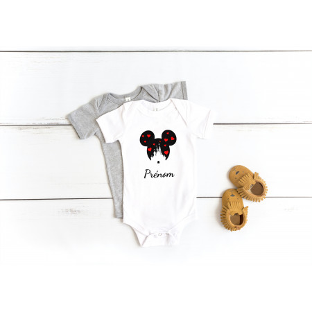 Body pour bébé personnalisé silhouette Disney