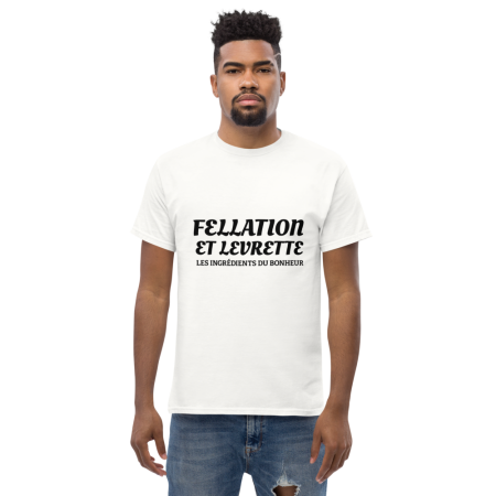 T-shirt homme personnalisé fellation levrette