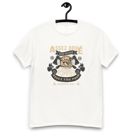 T-shirt homme assez doué pour devenir pompier