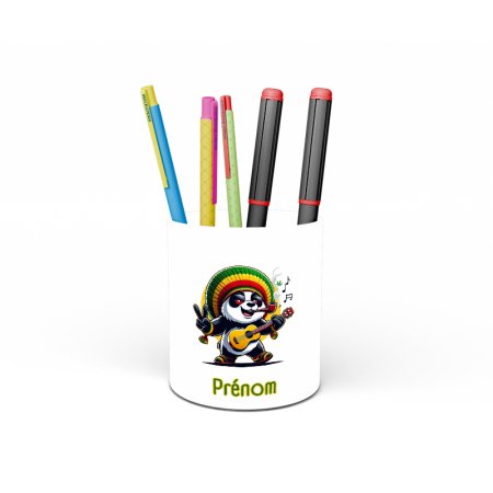 Pot à crayons personnalisé avec un rasta