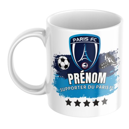 Mug personnalisé supporter de Paris FC