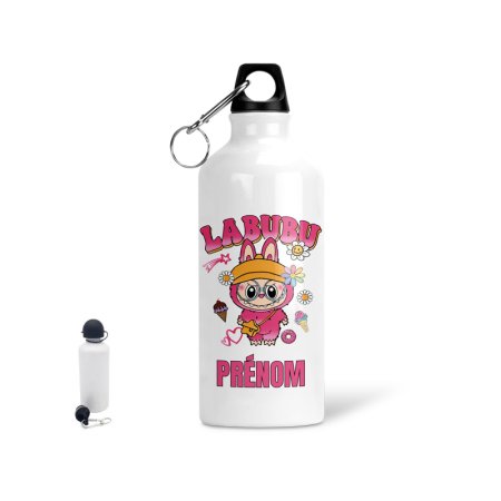 Gourde personnalisée avec Labubu et prénom