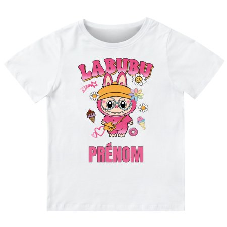T-shirt enfant personnalisé avec Labubu
