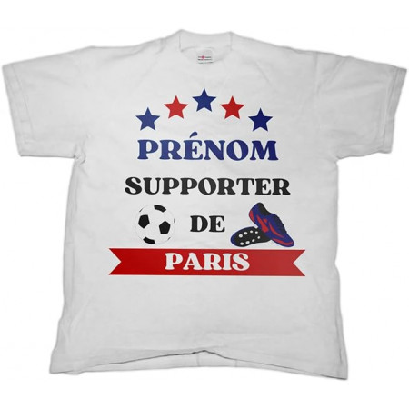 T-shirt personnalisé supporter de Paris