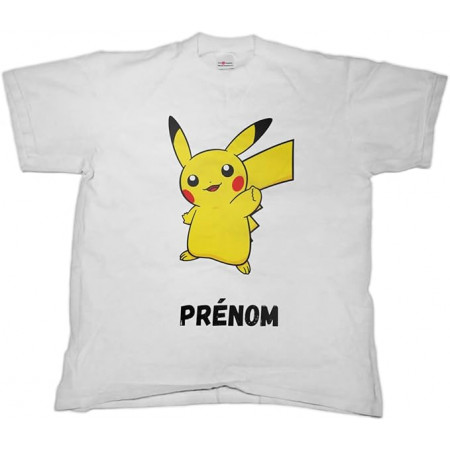 T-shirt personnalisé Pikachu