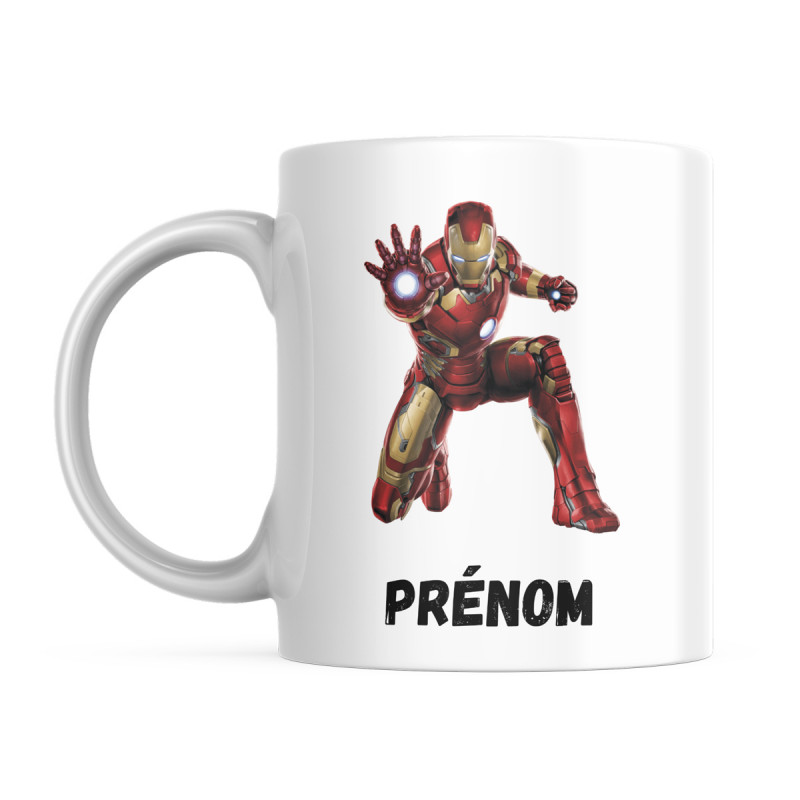 Mug personnalisé avec Iron man