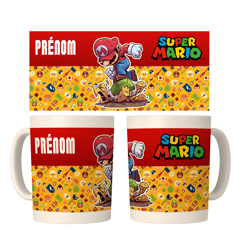Mug personnalisé avec Mario et prénom