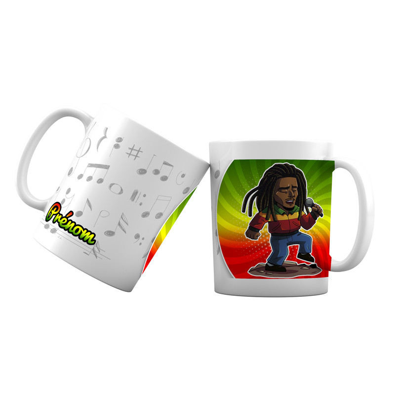 Mug tasse personnalisé Bob Marley