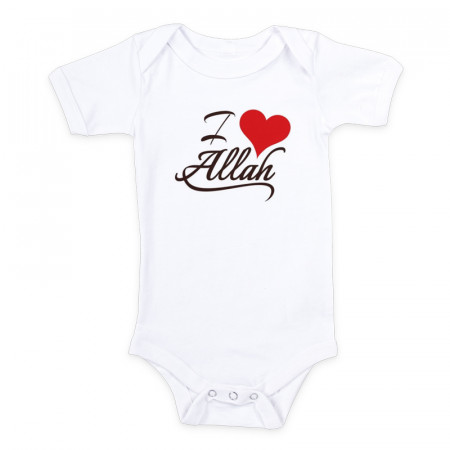 Body pour bébé personnalisé i love Allah