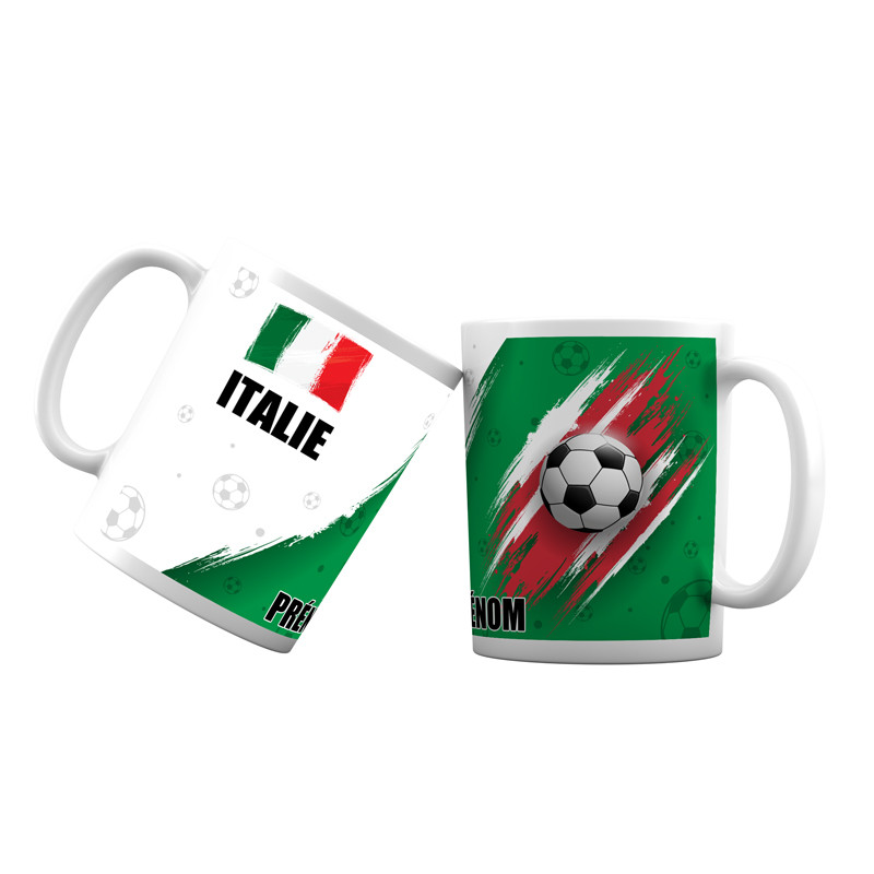 Mug personnalisé foot Italie