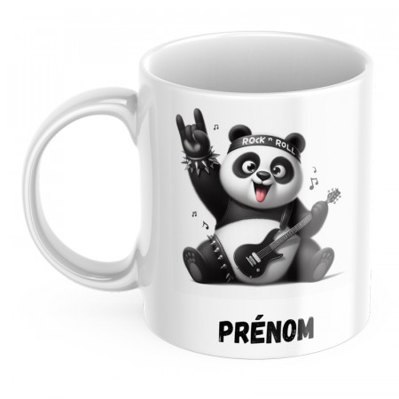 Mug personnalisé avec un panda rock