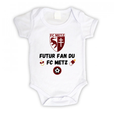 Body pour bébé personnalisé futur fan de Metz