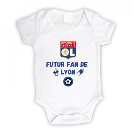Body pour bébé personnalisé futur fan de Lyon