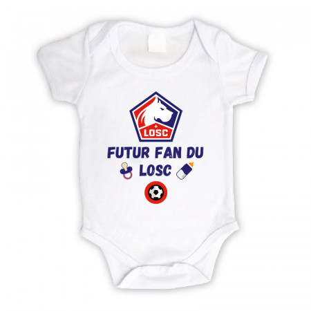Body pour bébé personnalisé futur fan de Lille