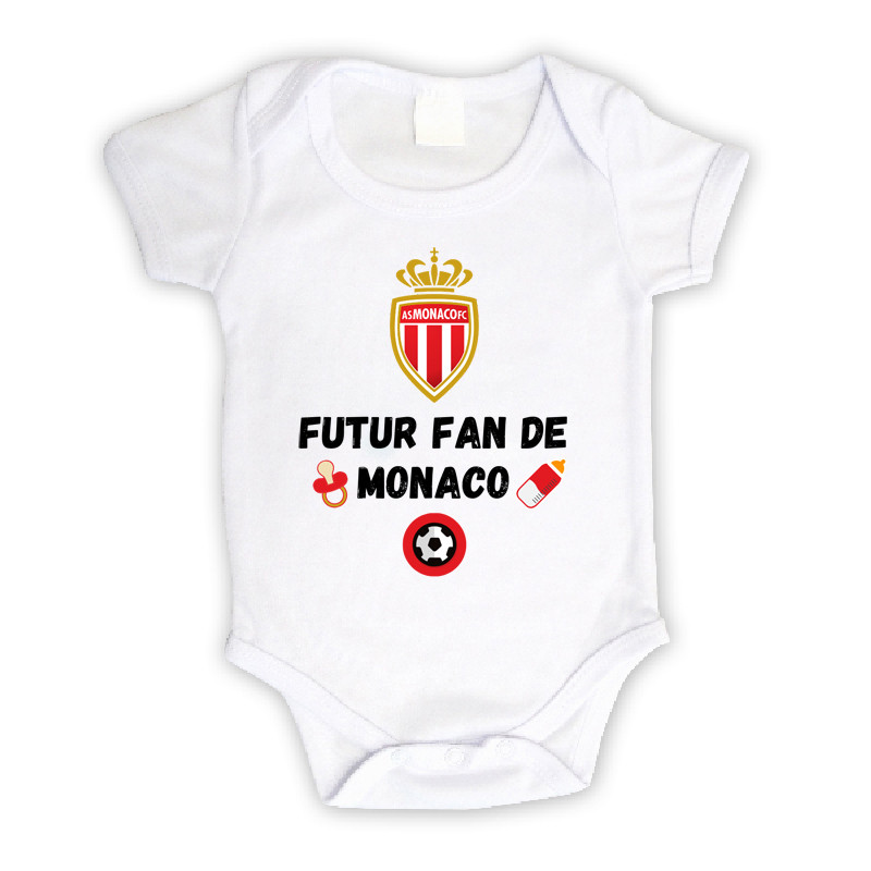 Body pour bébé personnalisé futur fan de Monaco