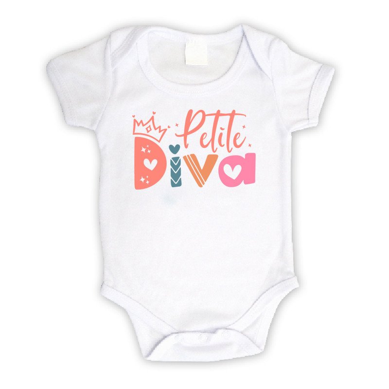 Body pour bébé personnalisé petite diva